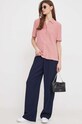 Tommy Hilfiger koszula WW0WW41831 różowy SS24