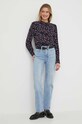 Košile Tommy Hilfiger WW0WW42448 námořnická modř SS24
