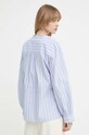 Oblečenie Bavlnená košeľa Samsoe Samsoe SAAMELIE F24100138 modrá