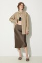 Samsoe Samsoe linen shirt SALOVA F24100188 beige SS24