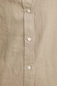 Samsoe Samsoe koszula lniana SALOVA F24100188 beżowy