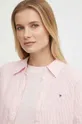 roza Lanena košulja Tommy Hilfiger