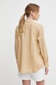 Одяг Сорочка з льону Tommy Hilfiger WW0WW42037 бежевий