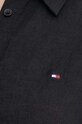 Сорочка з льону Tommy Hilfiger WW0WW42037 чорний