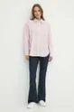 Βαμβακερό πουκάμισο Lauren Ralph Lauren 100% Βαμβάκι