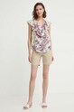 Πουκάμισο από λινό Lauren Ralph Lauren 200932660 μπεζ SS24