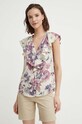 Πουκάμισο από λινό Lauren Ralph Lauren μπεζ 200932660