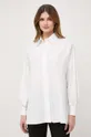 λευκό Βαμβακερό πουκάμισο Weekend Max Mara Γυναικεία