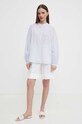 Pepe Jeans camasa din bumbac POLINA PL304805 albastru SS24