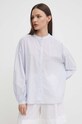 Pepe Jeans camasa din bumbac POLINA albastru PL304805