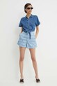 Pepe Jeans camasa MOANA PL304838 albastru SS24