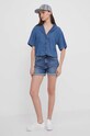 Pepe Jeans camasa Ava PL304845 albastru SS24