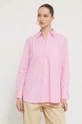 rosa HUGO camicia in cotone