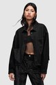 AllSaints koszula jeansowa Nicky klasyczny czarny WH045Z