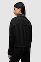 AllSaints camasa jeans Nicky WH045Z negru