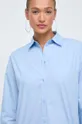 μπλε Βαμβακερό πουκάμισο Armani Exchange
