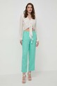 Košeľa Twinset 241TT2175 béžová SS24