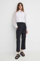 Twinset koszula bawełniana 241TT2041 biały SS24