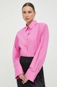 Gestuz koszula bawełniana 10908660 różowy