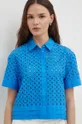 niebieski United Colors of Benetton koszula
