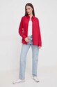 Бавовняна сорочка United Colors of Benetton 5CQYDQ06U рожевий AW24