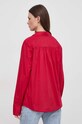 Одяг Бавовняна сорочка United Colors of Benetton 5CQYDQ06U рожевий
