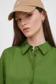 зелёный Хлопковая рубашка United Colors of Benetton