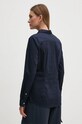 Ρούχα Πουκάμισο United Colors of Benetton 5AWRDQ03B σκούρο μπλε