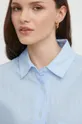 Βαμβακερό πουκάμισο United Colors of Benetton μπλε