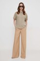 United Colors of Benetton camasa 5WPWDQ04S verde SS24