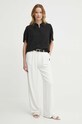 United Colors of Benetton camicia 5WPWDQ04S nero SS24