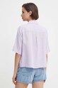 Одяг Сорочка з льону United Colors of Benetton 5BML5QB75 фіолетовий
