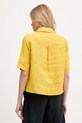 Îmbrăcăminte United Colors of Benetton Cămașă de femei din in 5BML5QB75 galben