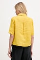 Îmbrăcăminte United Colors of Benetton Cămașă de femei din in 5BML5QB75 galben