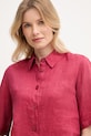United Colors of Benetton cămașă de damă de in rosu 5BML5QB75