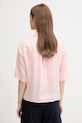 Odzież United Colors of Benetton koszula lniana 5BML5QB75 różowy