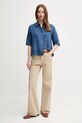 United Colors of Benetton camasa de in 5BML5QB75 bleumarin AA00