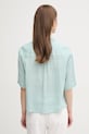 Odzież United Colors of Benetton koszula lniana 5BML5QB75 turkusowy