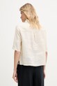 Ruházat United Colors of Benetton ing női vászon 5BML5QB75 bézs