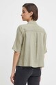 Odzież United Colors of Benetton koszula lniana 5BML5QB75 zielony