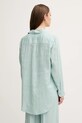 Îmbrăcăminte United Colors of Benetton camasa de in 5BMLDQ02U turcoaz