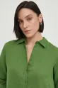 verde United Colors of Benetton camicia di lino