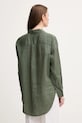 Oblečení Lněná košile United Colors of Benetton 5BMLDQ02U zelená
