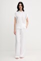 United Colors of Benetton camasa de in 5BMLDQ06V alb SS25