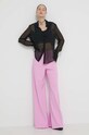 Blugirl Blumarine koszula RA4136.T3854 czarny SS24