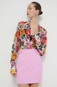 Blugirl Blumarine koszula jedwabna RA4166.T3079 multicolor SS24