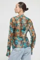 Odzież Blugirl Blumarine koszula jedwabna RA4174.T3079 multicolor