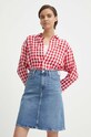 Πουκάμισο από λινό Polo Ralph Lauren κόκκινο 211935130