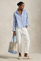 Abbigliamento Polo Ralph Lauren camicia di lino 211935130 blu
