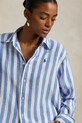 Polo Ralph Lauren camicia di lino blu 211935130